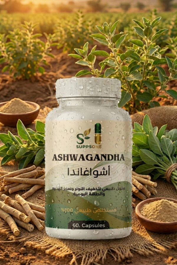 أشواغاندا طبيعي – مستخلص نقي للهدوء ورفع الطاقة